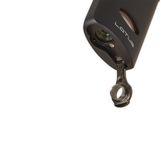 Lotus Lighter L76 Matrix Triple Jet Lighter w/ Cigar Punch - Lighter USA