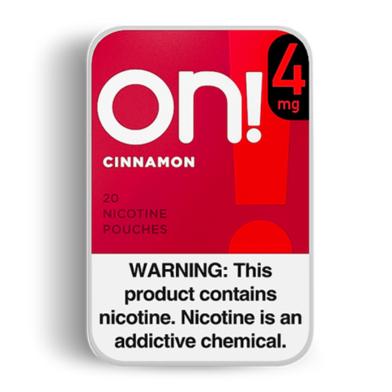 ON! Cinnamon Nicotine Pouches - 5 Pack - 4mg