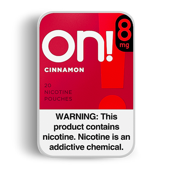 ON! Cinnamon Nicotine Pouches - 5 Pack - 8mg