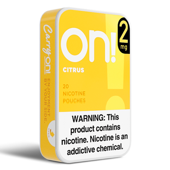 ON! Citrus Nicotine Pouches - 5 Pack