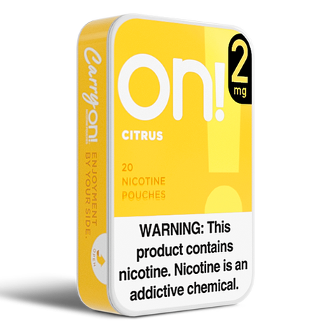 ON! Citrus Nicotine Pouches - 5 Pack