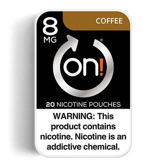 ON! Coffee Nicotine Pouches - 5 Pack - 8mg