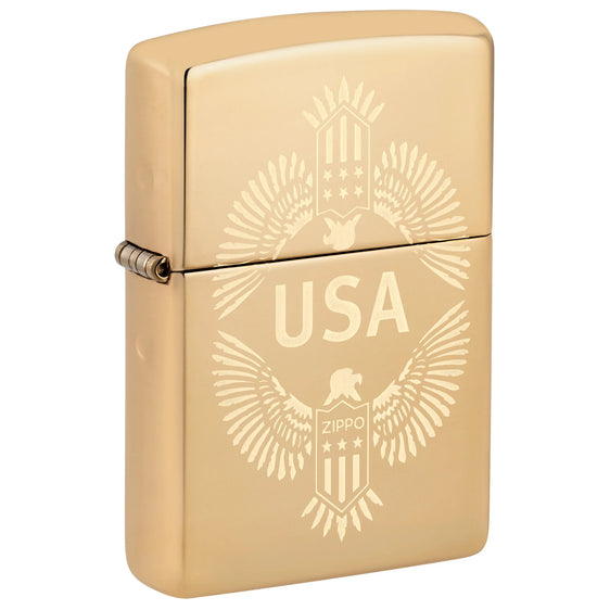 Zippo Lighter - USA Eagles