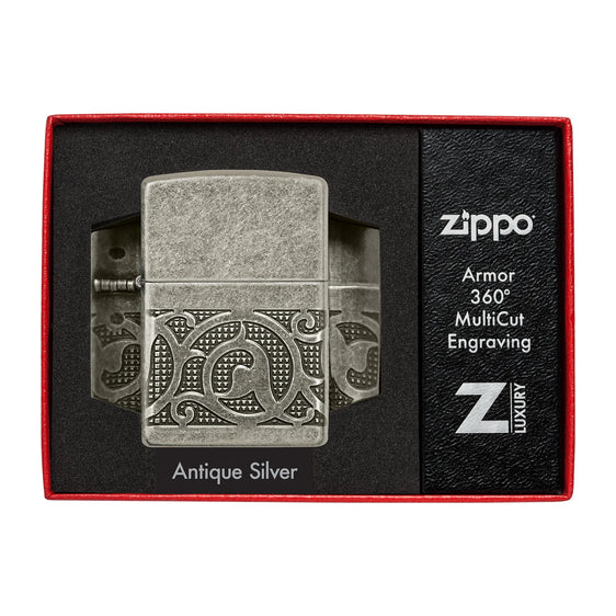 Zippo Lighter - Medieval Pattern