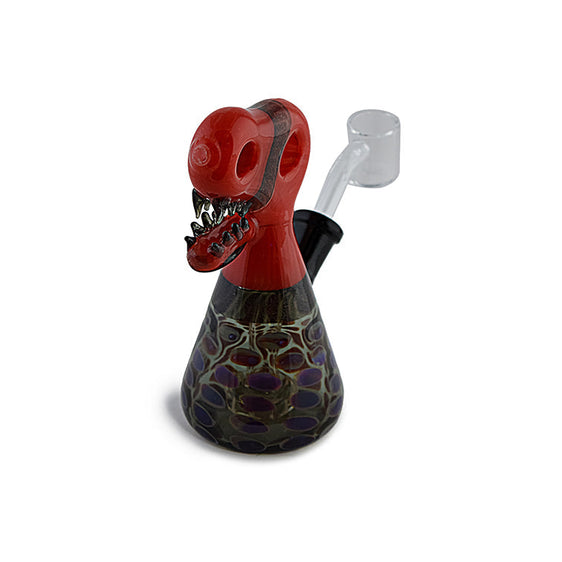 Dino Head Dichro Glass Rig