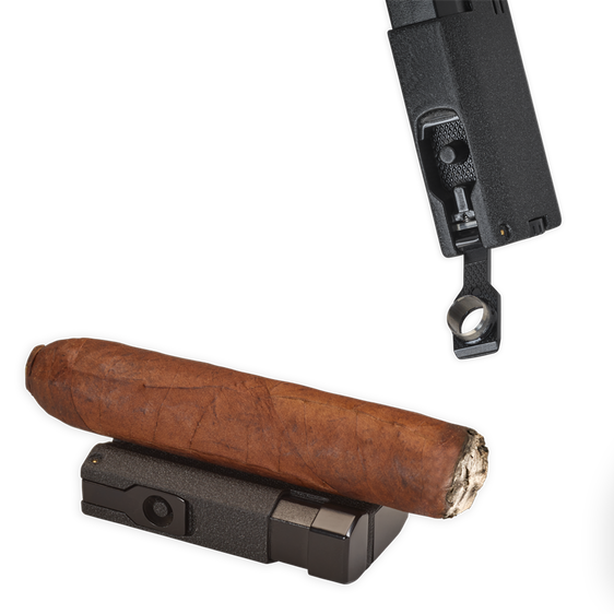 Vertigo Delegate Double Flame Torch Lighter with Cigar Punch