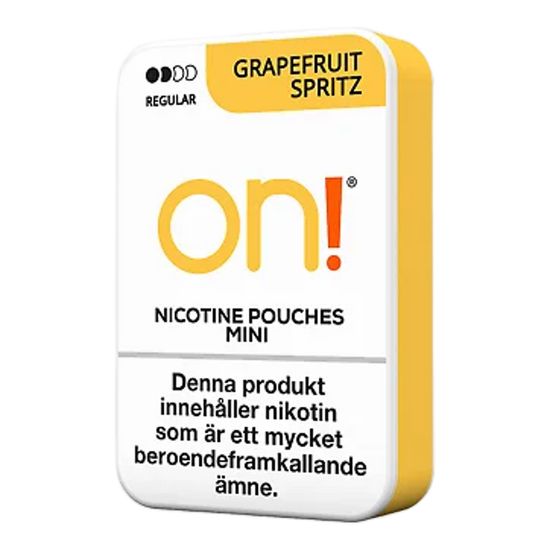 ON! Grapefruit Spritz Nicotine Pouches - 5 Pack