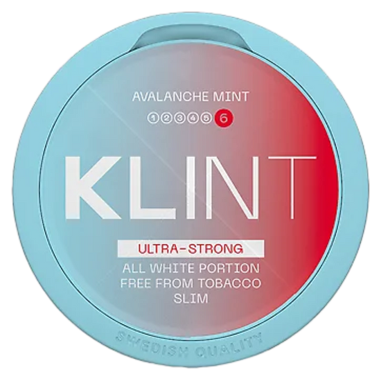 Klint Nicotine Pouches Avalanche Mint 17MG - 5 Pack