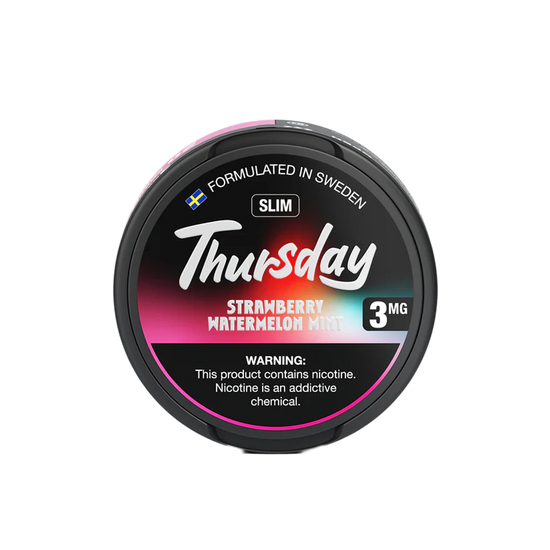 Thursday Nicotine Pouches Slim - StrawWatermelon Mint 5 Pack