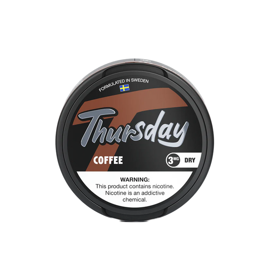 Thursday Nicotine Pouches Dry - Coffee 5 Pack
