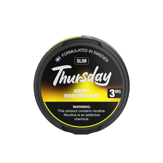 Thursday Nicotine Pouches Slim - Mango Pineapple Mint