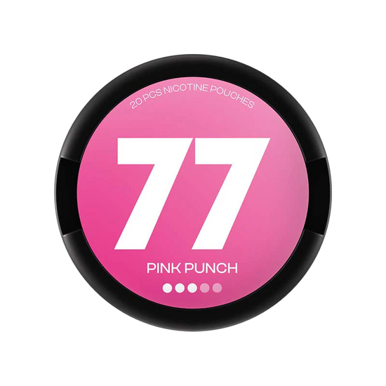 77 Nicotine Pouches Pick Punch 10MG - 5 Pack