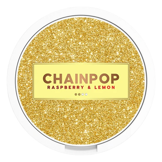 Chainpop Nicotine Pouches - Raspberry & Lemon Slim 5mg