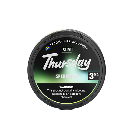 Thursday Nicotine Pouches Slim - Spearmint