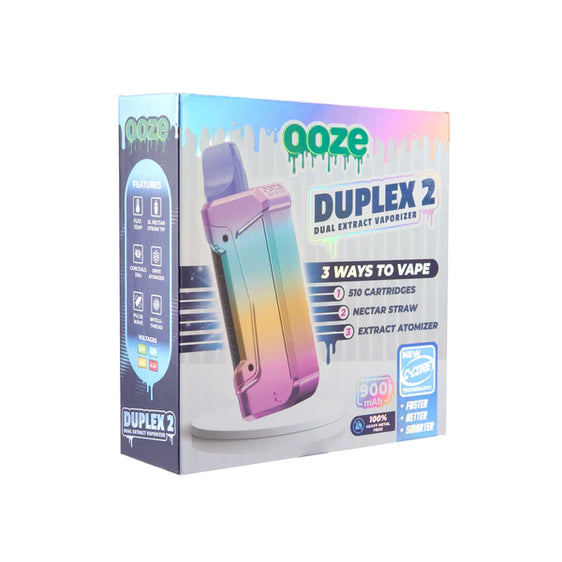 Ooze Duplex 2 - Cartridge & Wax 900 mAh Vaporizer