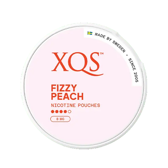 XQS Nicotine Pouches Fizzy Peach - 8MG