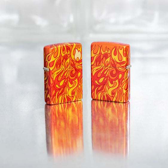 Zippo Lighter - Flickering Flames