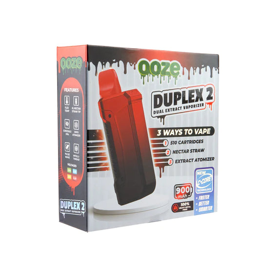 Ooze Duplex 2 - Cartridge & Wax 900 mAh Vaporizer