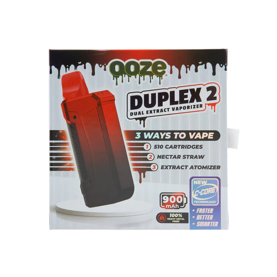 Ooze Duplex 2 - Cartridge & Wax 900 mAh Vaporizer