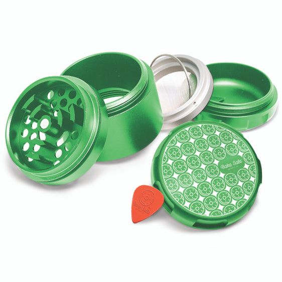 Bake Sale - Donut Pattern - 5 Piece 63MM Aluminum Herb Grinder