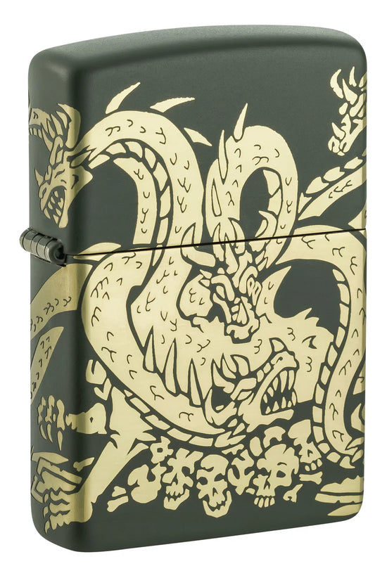 Zippo Lighter - Multi-Headed Dragon