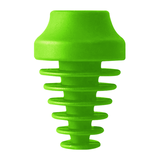 Lighter USA The Plug Silicone Cart Rig Adapter 2-Pack - Green Lantern