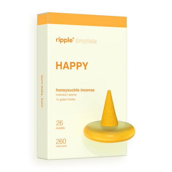 Ripple+ Incense Droplets - Happy - Honeysuckle
