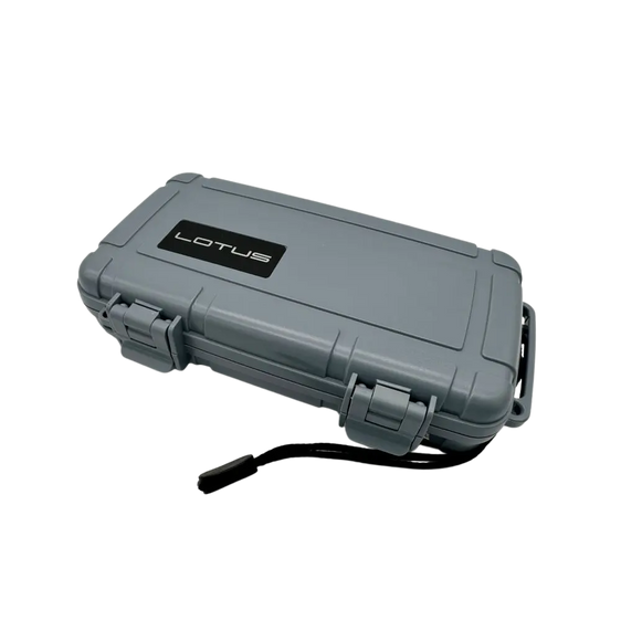 Lotus Travel Humidor - 5-Stick Gray