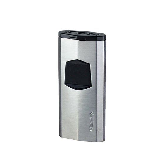 Vector Icon Electric Triple Flame Torch Lighter - Chrome Satin