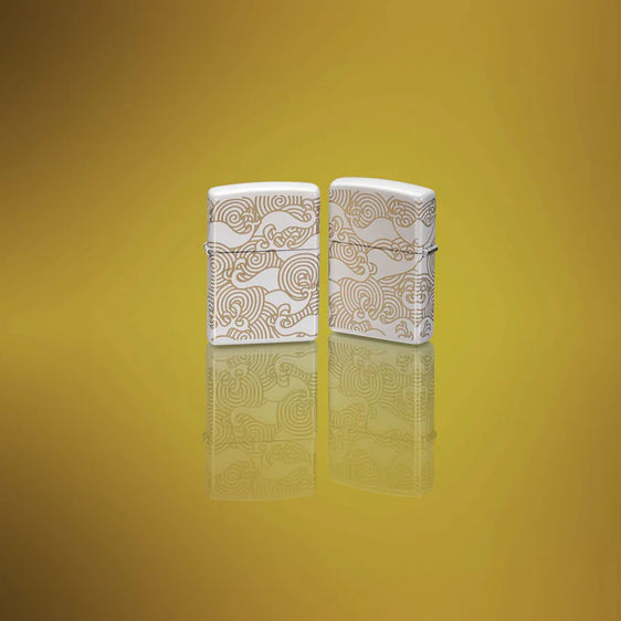 Zippo Lighter - Swirling Waves