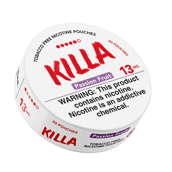 Killa Nicotine Pouches Passion Fruit 13mg - 5 Pack