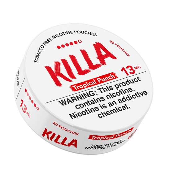 Killa Nicotine Pouches Tropical Punch 13mg - 5 Pack