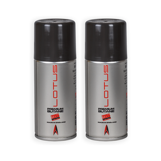 Lotus Premium Butane Gas 150mL - 2 Pack