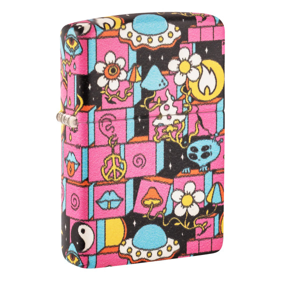 Zippo Lighter - Abstract Trippy