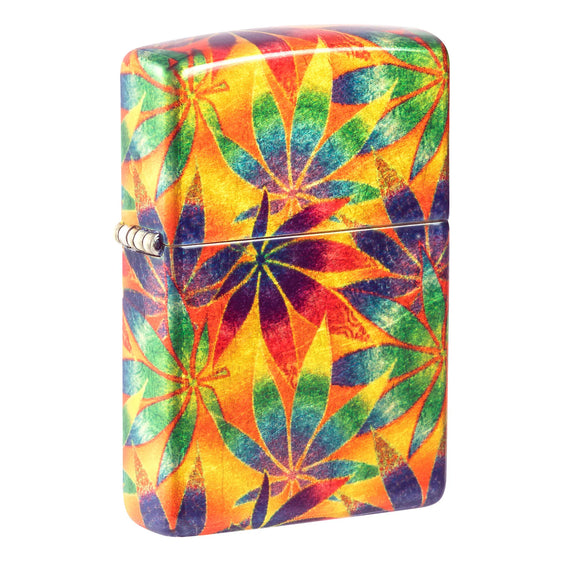 Zippo Lighter - Colorful Cannabis