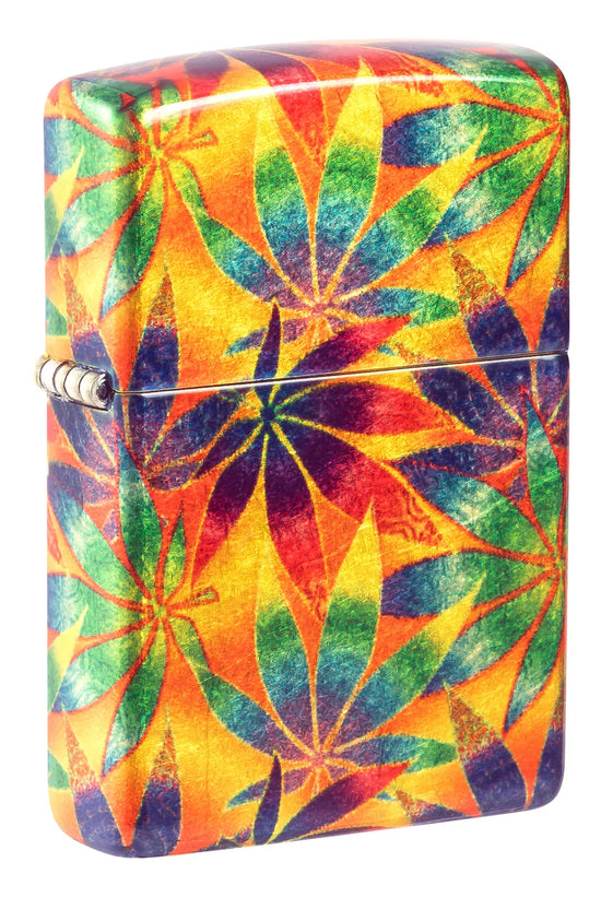 Zippo Lighter - Colorful Cannabis