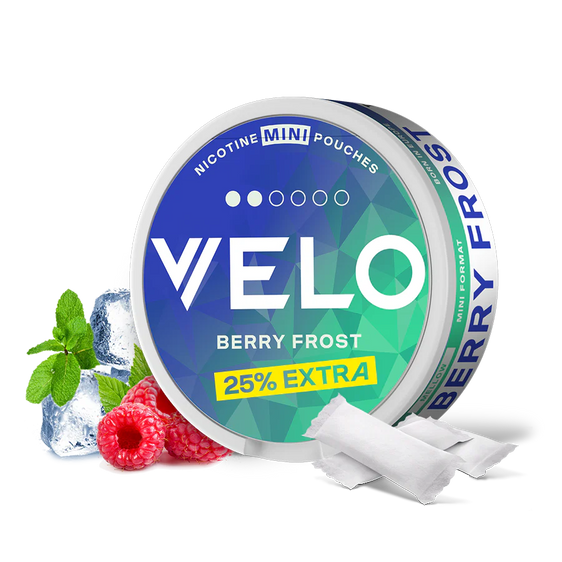 Velo Nicotine Pouches Berry Frost Mini 6MG - 5 Pack