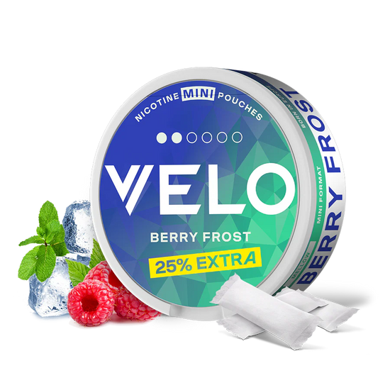 Velo Nicotine Pouches Berry Frost Mini 6MG - 5 Pack