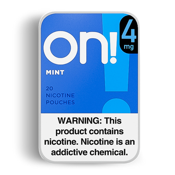 ON! Mint Nicotine Pouches - 5 Pack - 4mg