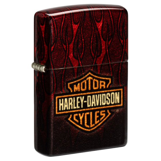Zippo Lighter - Harley-Davidson Flickering Flames