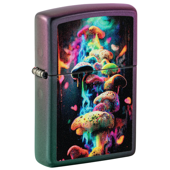 Zippo Lighter - Mountain Mushrooms