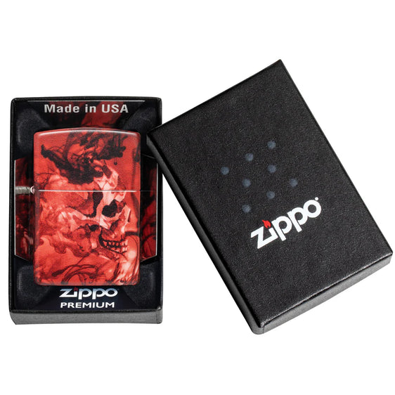 Zippo Lighter - Spooky Skulls