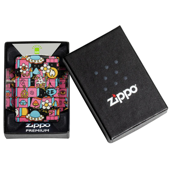 Zippo Lighter - Abstract Trippy