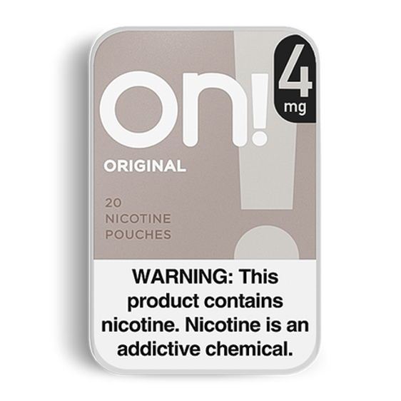 ON! Original Nicotine Pouches - 5 Pack - 4mg