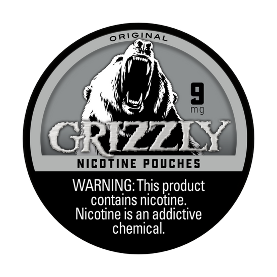 Grizzly Nicotine Pouches Original - 5 Pack