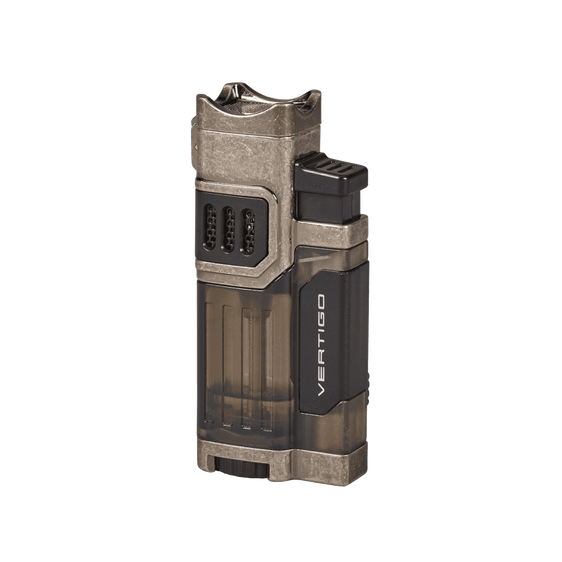 Vertigo Regal Quad Torch Lighter - Pewter