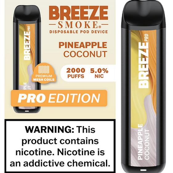 Breeze Pro Disposable Vape - Pineapple Coconut