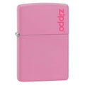 Zippo Lighter - Pink Matte with Zippo Logo Zippo Zippo   