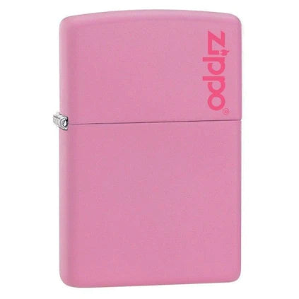 Zippo Lighter - Pink Matte with Zippo Logo
