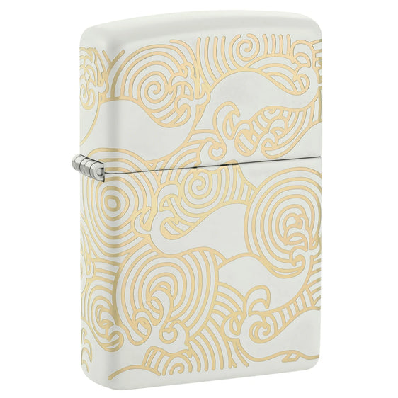 Zippo Lighter - Swirling Waves